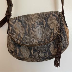 Lucky Brand Snake Skin Crossbody
